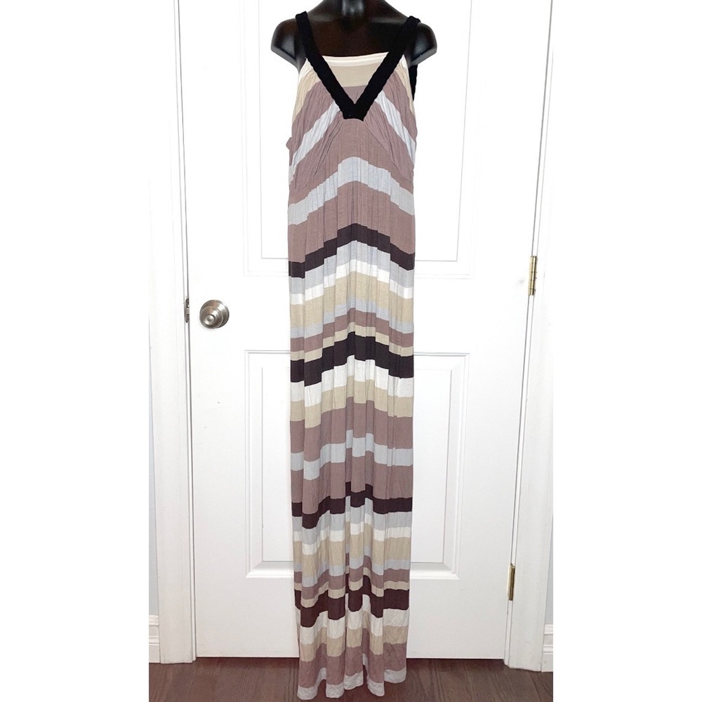 Striped maxi dress